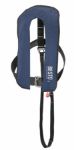 Besto automatisch opblaasbaar reddingvest met harnas 150/165N - blauw (non solas)